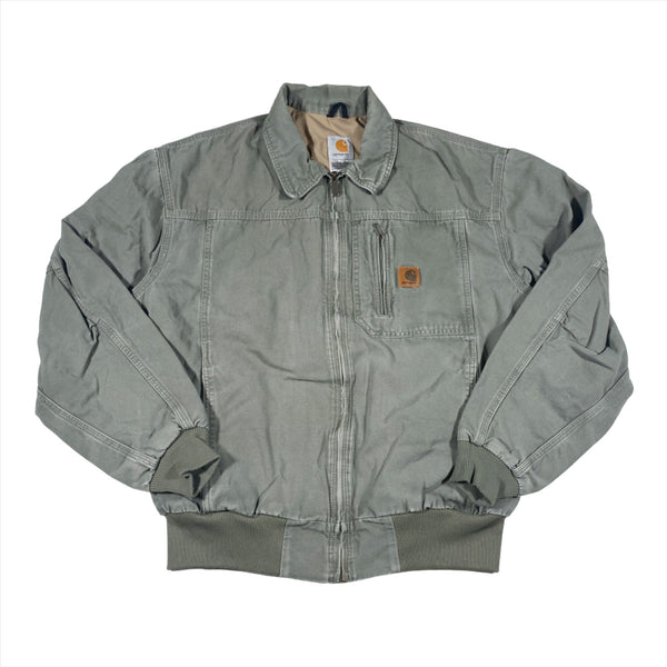 WOLRD　Carhartt グリーンジャケット sold Faded Hunter Green Vintage Carhartt Active Jacket JQ643