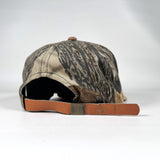 Vintage 90's Team Realtree Camo Suede Bill Hunting Strapback Hat