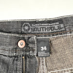Vintage Y2K Southpole Black Wash Long Denim Shorts