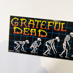 Vintage 1995 Grateful Dead “Evolution Skeleton” Bumper Sticker