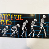 Vintage 1995 Grateful Dead “Evolution Skeleton” Bumper Sticker