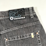 Vintage Y2K Southpole Black Wash Long Denim Shorts