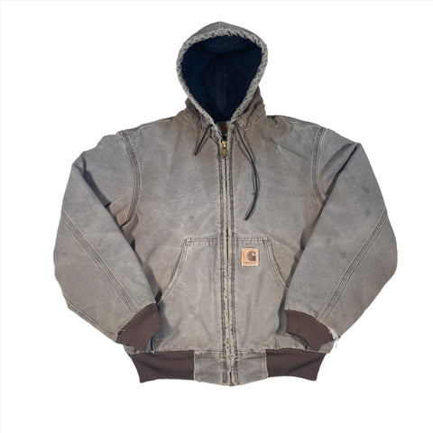Vintage 1999 Carhartt J68CHT Chestnut Hooded Jacket