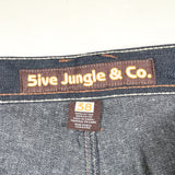 Vintage Y2K 5ive Jungle & Co. Dark Wash Denim Baggy Shorts