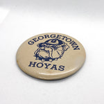 Vintage 80's Georgetown Hoyas Big Button
