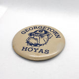 Vintage 80's Georgetown Hoyas Big Button