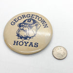 Vintage 80's Georgetown Hoyas Big Button