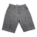Vintage Y2K Karl Kani Gray Stitch Detail Baggy Denim Shorts