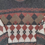 Vintage 90's David Taylor Argyle Knit Sweater