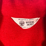 Vintage 60's Boy Scouts BSA Button Up Wool Shirt Jacket