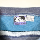 Vintage 90's Todays News Authentic Patchwork Crewneck Sweatshirt