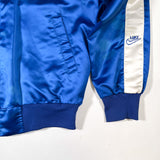 Vintage 80's Blue Satin Nike-Style Track Jacket