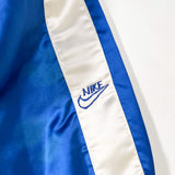 Vintage 80's Blue Satin Nike-Style Track Jacket