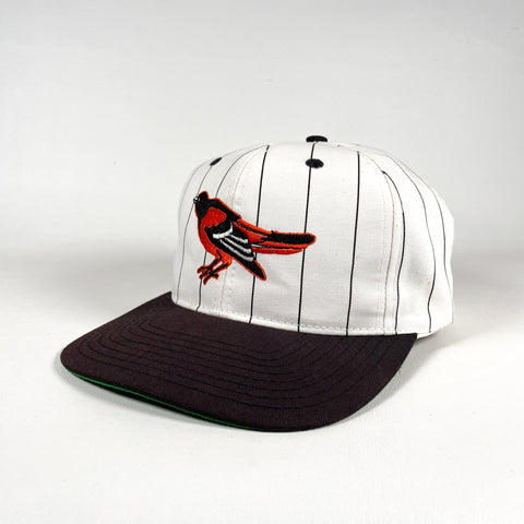 Vintage 90's Baltimore Orioles Pinstripe Hat