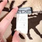 Vintage 90's CDS Moose Tree Fleece Button-Up Jacket