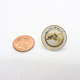 Vintage 70's Lynyrd Skynyrd Gun & Baseball Enamel Pin