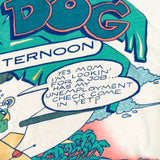 Vintage 80's American Bad Dog Dog Day Afternoon Pocket Graphic T-Shirt