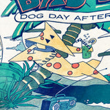 Vintage 80's American Bad Dog Dog Day Afternoon Pocket Graphic T-Shirt
