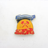 Vintage 80's Molly Hatchet Southern Rock Band Logo Enamel Pin