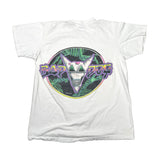 Vintage 80's American Bad Dog Skeleton Pocket Graphic T-Shirt