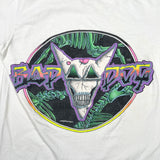 Vintage 80's American Bad Dog Skeleton Pocket Graphic T-Shirt