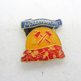Vintage 80's Molly Hatchet Southern Rock Band Logo Enamel Pin