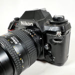 Vintage 1986 Nikon N2020 SLR with AF Nikkor 35–70mm Lens Film Camera