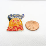 Vintage 80's Molly Hatchet Southern Rock Band Logo Enamel Pin