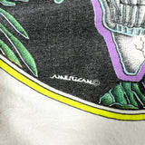 Vintage 80's American Bad Dog Skeleton Pocket Graphic T-Shirt
