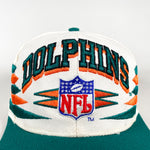 Vintage 90's Miami Dolphins Diamond Cut Hat