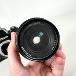 Vintage 1986 Nikon N2020 SLR with AF Nikkor 35–70mm Lens Film Camera