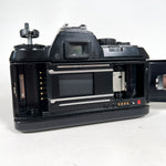 Vintage 1986 Nikon N2020 SLR with AF Nikkor 35–70mm Lens Film Camera