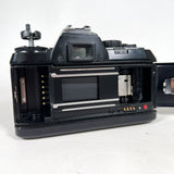 Vintage 1986 Nikon N2020 SLR with AF Nikkor 35–70mm Lens Film Camera