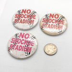 Modern 2013 "No Shockoe Stadium" Richmond Protest Button