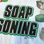 Vintage 2003 A Christmas Story Soap Poisoning Ringer T-Shirt