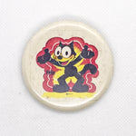 Vintage 1989 Felix the Cat Burst Graphic Pinback Button