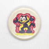 Vintage 1989 Felix the Cat Burst Graphic Pinback Button