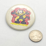 Vintage 1989 Felix the Cat Burst Graphic Pinback Button