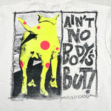 Vintage 1988 Bad Dog "Is That Your Face?" Double Sided Graphic T-Shirt