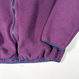 Vintage 90's L.L.Bean Outdoors Purple Full-Zip Fleece Sweatshirt