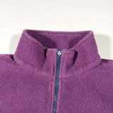 Vintage 90's L.L.Bean Outdoors Purple Full-Zip Fleece Sweatshirt