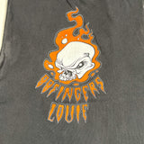 Vintage 90's 88 Fingers Louie Chicago Style Skate Rock Chopped T-Shirt