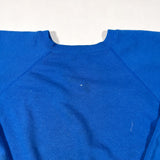 Vintage 80's Hanes Blue Raglan Crewneck Sweatshirt