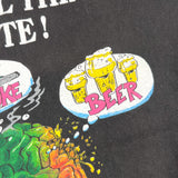 Vintage 90's Amsterdam Sex Smoke Beer Brain Funny T-Shirt