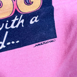 Vintage 80's American Bad Dog "You Can't Argue With a Sick Mind" Graphic T-Shirt