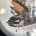 Vintage 90's Dale Earnhardt NASCAR Quartz Wall Clock