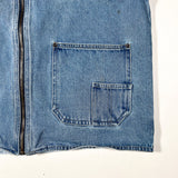 Vintage 90's CZ Basics Light Wash Denim Utility Vest