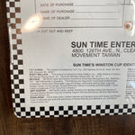 Vintage 90's Dale Earnhardt NASCAR Quartz Wall Clock