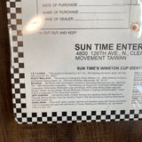 Vintage 90's Dale Earnhardt NASCAR Quartz Wall Clock