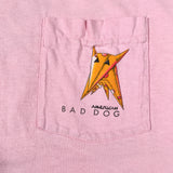 Vintage 80's American Bad Dog "Three Dog Nite" Graphic Pocket T-Shirt